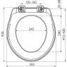Сидіння для унітазу Alca Basic A6551