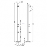 Вулична душова колонна Tres Outdoor shower 13499501