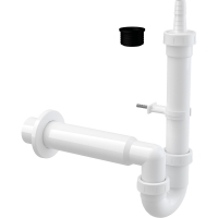 Сифон трубчастий Alca APS7-DN50 для пральної машини DN 50