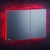 Кнопка зливу Alca Air Light Red з підсвіткою для прихованих систем інсталяції