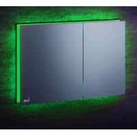 Кнопка зливу Alca Air Light Green з підсвіткою для прихованих систем інсталяції