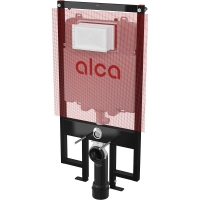 Прихована система інсталяції Alca AM1101P/1200 Sádromodul Slim для сухої установки (для гіпсокартону) з армуючою скловолоконною сіткою