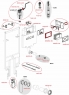 Прихована система інсталяції Alca AM1101/1200 Sádromodul Slim для сухої установки (для гіпсокартону)
