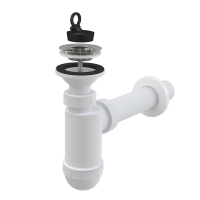 Cифон для умивальника DN40 Alca A41 з решіткою із нержавіючої сталі DN63