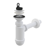 Сифон для умивальника DN 32 Alca A420 з пластмасовою решіткою DN 63