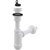 Сифон для умивальника Alca A421 DN 32 з пластмасовою решіткою DN 63