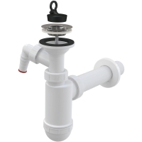 Cифон для умивальника Alca A41P DN 40 зі штуцером 