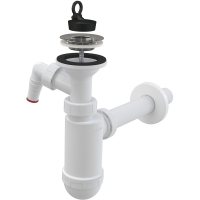 Cифон для умивальника Alca A410P DN 32 зі штуцером