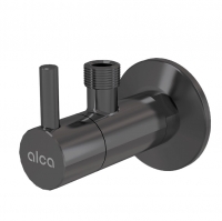 Кутовий вентиль 1/2"×3/8"Alca ARV001-GM-B з фільтром 