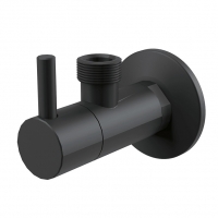 Кутовий вентиль 1/2"×1/2" Alca ARV003-BLACK