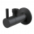 Кутовий вентиль 1/2"×1/2" Alca ARV003-BLACK