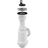 Cифон для мийки Alca A441-DN50/40 з решіткою з нержавіючої сталі DN70