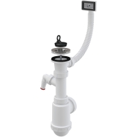 Сифон для мийки Alca A444P-DN50/40 з нержавіючою решіткою DN 70