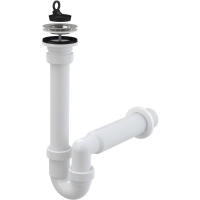 Cифон трубчастий Alca A800-DN50 з решіткою з нержавіючої сталі DN70