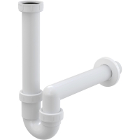 Сифон трубчатий Alca A80-DN40 з накидною гайкою 6/4" 