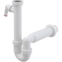 Сифон трубчатий Alca A81-DN50 з накидною гайкою 6/4" 