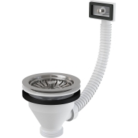 Донний клапан сифона для мийки Alca A38 6/4" з решіткою