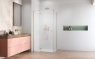 Душова кабіна Radaway Garda Brushed Gold KDJ 900Lx1000x1950 прозоре