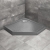 Душовий піддон Radaway Doros PT Compact 900x900х115 Stone антрацит