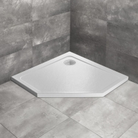 Душовий піддон Radaway Doros PT 1000x1000х50 Stone білий