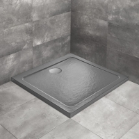 Душовий піддон Radaway Doros С 1000x1000x45 Stone антрацит