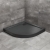 Душовий піддон Radaway Doros A Compact 900x900х115 Stone чорний