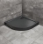 Душовий піддон Radaway Doros A Compact 800x800х115 Stone чорний