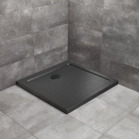 Душовий піддон Radaway Doros C 900x900х45 Stone чорний