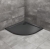 Душовий піддон Radaway Doros A 900x900х45 Stone чорний