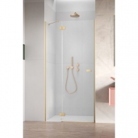 Душові двері Radaway Garda Brushed Gold DWJ 1200Lx1950 прозоре