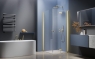 Душова кабіна Radaway Nes Brushed Light Gold H-KDD I 800Rx2000 прозоре