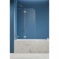 Шторка на ванну Radaway Garda Chrome PND II 1000Lx1500 прозоре