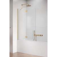 Шторка на ванну Radaway Garda Brushed Gold PND II 1000Lx1500 прозоре