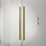Шторка на ванну Radaway Furo Brushed Light Gold PND II двері 738Rх1500 прозоре
