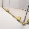 Шторка на ванну Radaway Furo SL Brushed Light Gold PND II двері 638Lх1500 прозоре