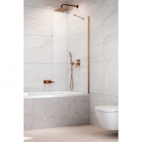 Шторка на ванну Radaway Idea Brushed Copper PNJ II 700х1500 прозоре
