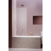 Шторка на ванну Radaway Idea Brushed Light Gold PNJ II 1000x1500 прозоре
