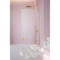 Шторка на ванну Radaway Idea Brushed Gold PNJ II 900х1500 прозоре