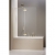 Шторка на ванну Radaway Essenza Brushed Light Gold PND II 1400Lx1500 прозоре