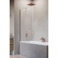 Шторка на ванну Radaway Modo New PNJ II Brushed Copper 600x1500 прозоре