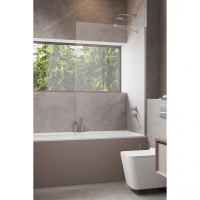 Шторка на ванну Radaway Modo New PNJ II Brushed Nickel 600x1500 прозоре