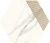 Декор Ceramika Paradyz Calacatta Hexagon B MAT 17,1x19,8 код 3782 
