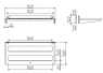 Поличка для рушника Sonia Quick 185467