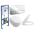 Комплект 4 в 1 Villeroy&Boch монтажная рама ViConnect 922461 с клавишей смыва 922490 и подвесным унитазом 56001 с сидением 9M68S Комплект 4 в 1 Villeroy&Boch монтажная рама ViConnect 922461 с клавишей смыва 922490 и подвесным унитазом 56001 с сидением 9M68S