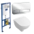 Комплект 4 в 1 Villeroy&Boch монтажная рама ViConnect 92246100 с клавишей смыва 92249061 и подвесным унитазом 5688HR0 Комплект 4 в 1 Villeroy&Boch монтажная рама ViConnect 92246100 с клавишей смыва 92249061 и подвесным унитазом 5688HR0