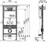 Инсталяционная система Tece 9300000 для подвесного унитаза