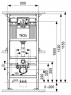 Инсталяционная система Tece 9300075 для подвесного унитаза