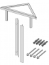 Комплект для монтажу модуля Tece TECEprofil  9380004 під кутом 45º до стіни