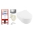 Комплект 5 в 1 унитаз подвесной Villeroy&Boch Avento 5656RS01 с комплектом TECEbase kit 4в1 9400005