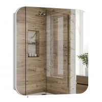 Дзеркальна шафа для ванної кімнати Мойдодыр Сорренто ЗШ-60